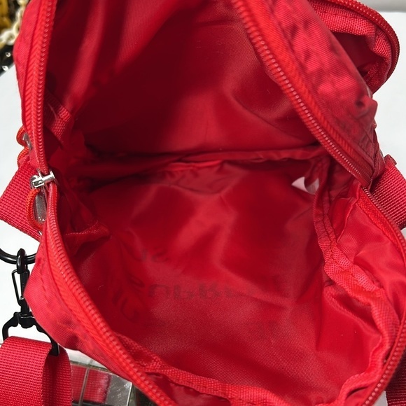 Supreme Red Nylon Cordura Triple Compartment Adjustable Crossbody Bag - Picture 8 of 11